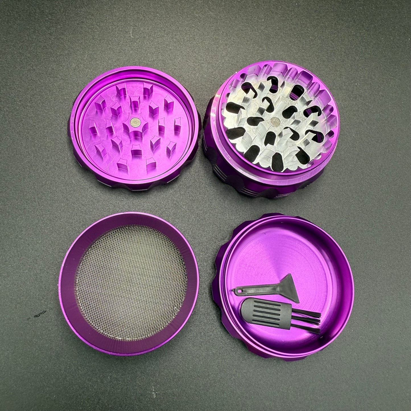 Phoenix Star 2.5” 4 - Piece Aluminum Grinder - Meech Madness Smoke Shop