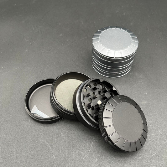 2.4" 60mm 4 Part Aluminum Shield Grinder