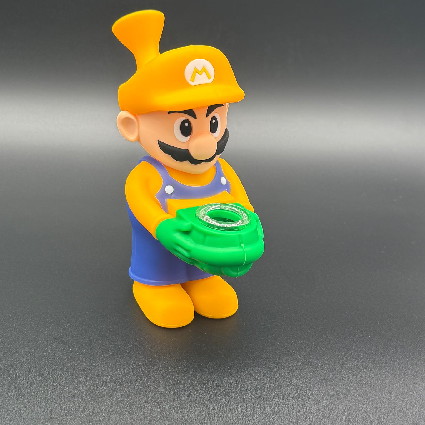 6” Cartoon Plumber Silicone Bubbler - Meech Madness Smoke Shop