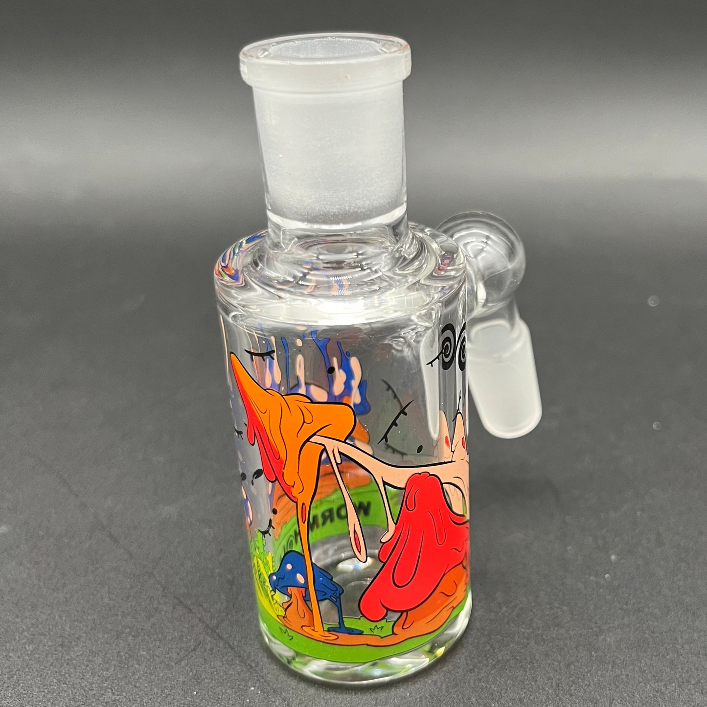 Psychedelic Mushroom Dry Ash Catcher - 14mm 45°-Avernic Smoke Shop