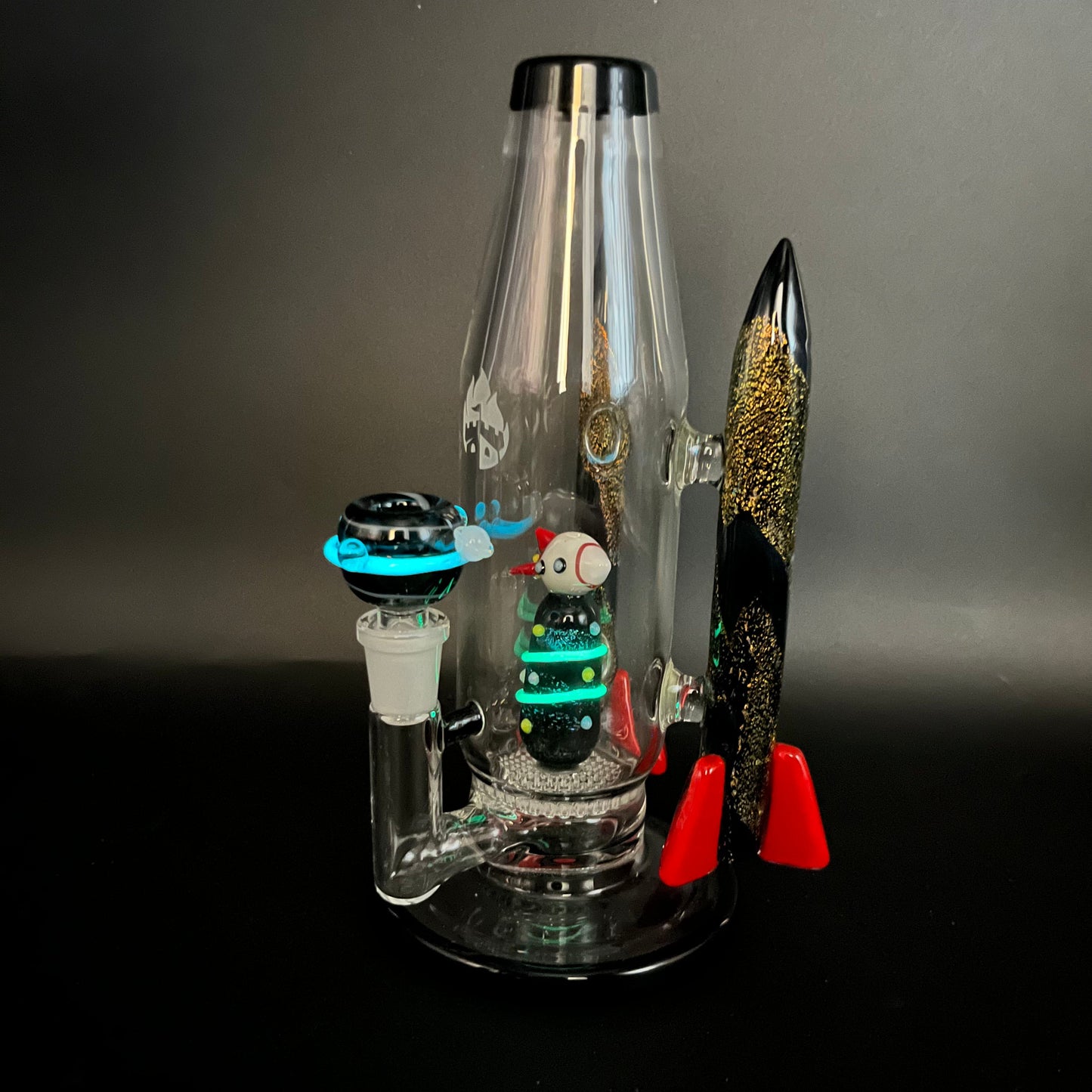 Empire Glassworks Galactic Rocket Ship Bong