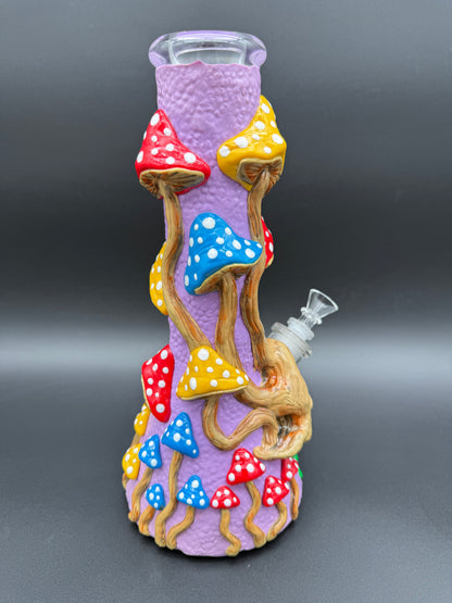 Trippy Skull 3D Beaker Bong