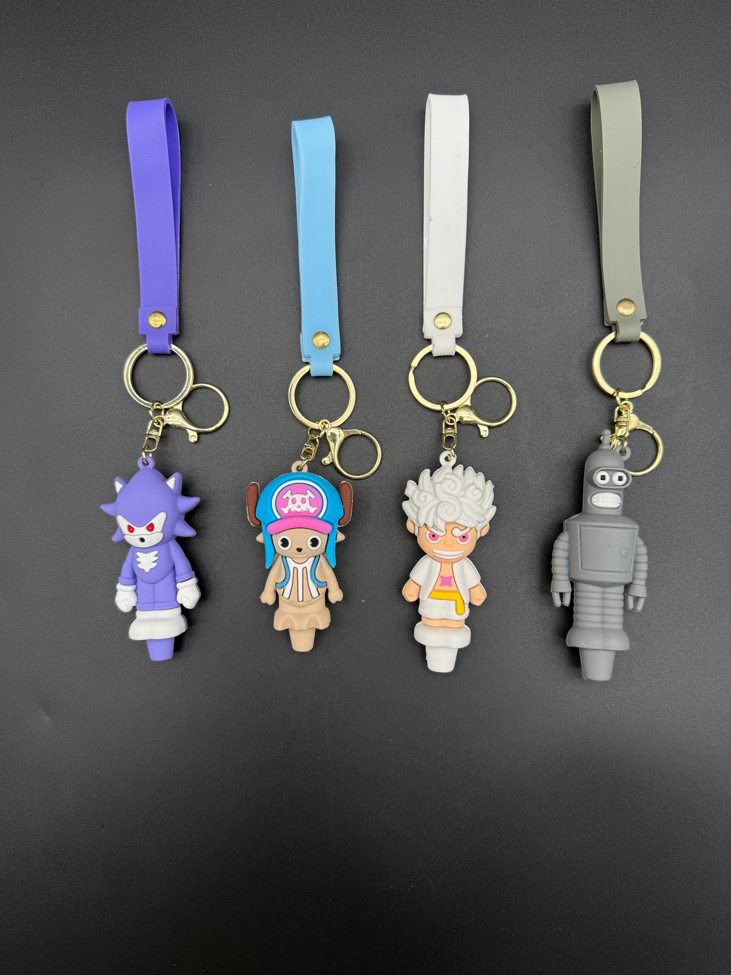 Anime Inspired Silicone Keychain Pipes