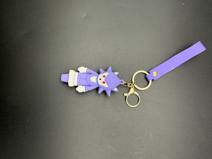 Anime Inspired Silicone Keychain Pipes