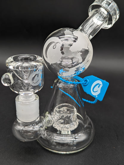 Cookies Globe Glass Water Pipe | 6.5"