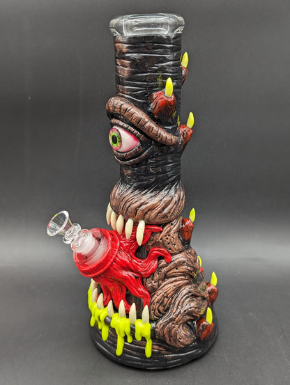 13" Dripping Cyclops Glow Beaker Bong