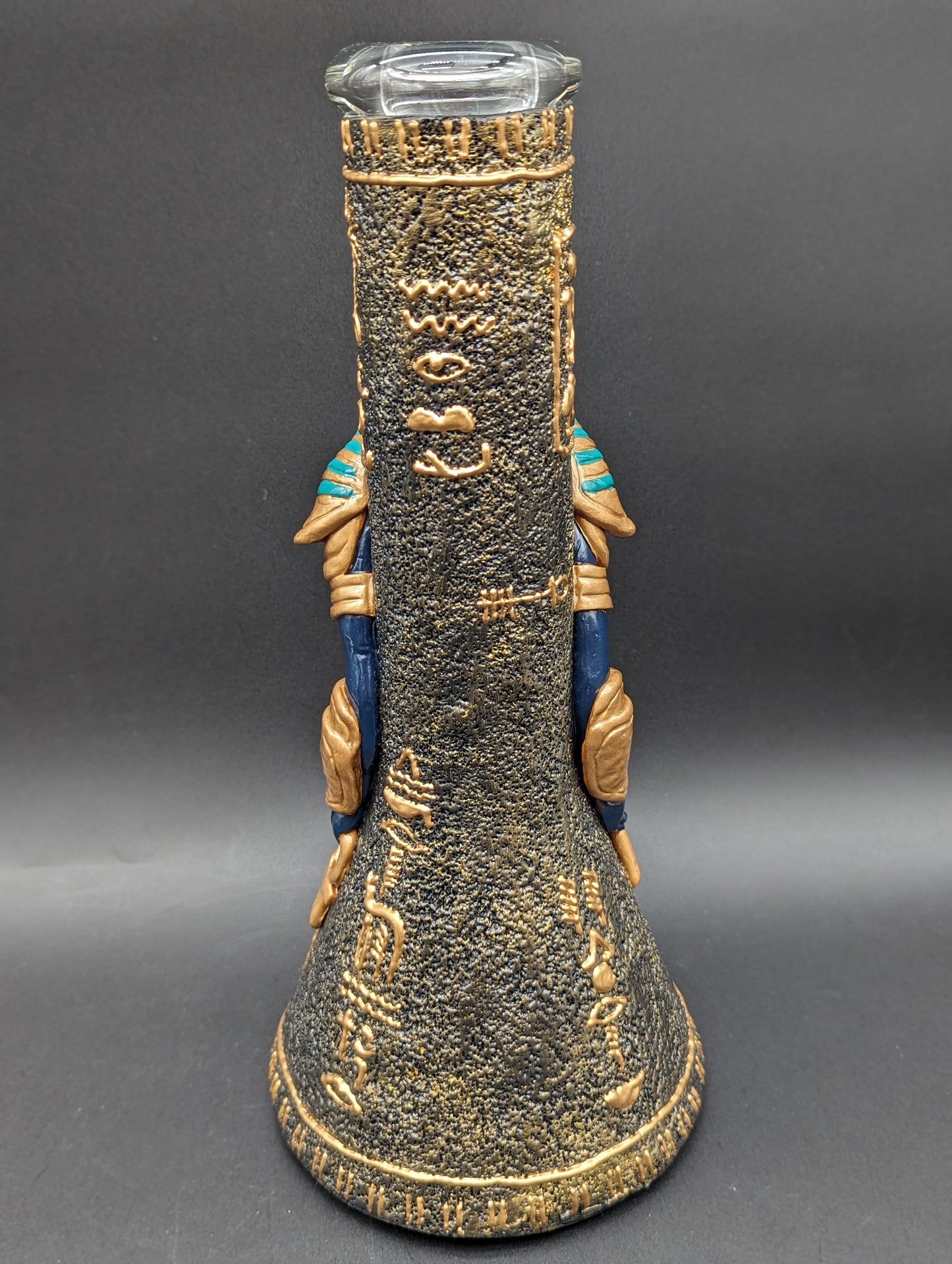 13" Anubis Egyptian 3D Beaker Bong