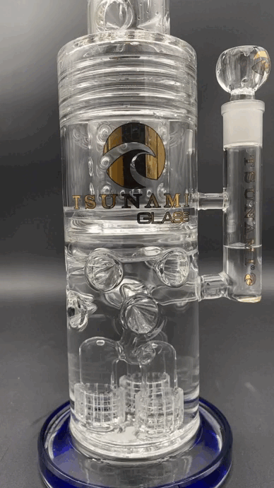 20" Tsunami Triple Matrix Barrel Bong-Avernic Smoke Shop