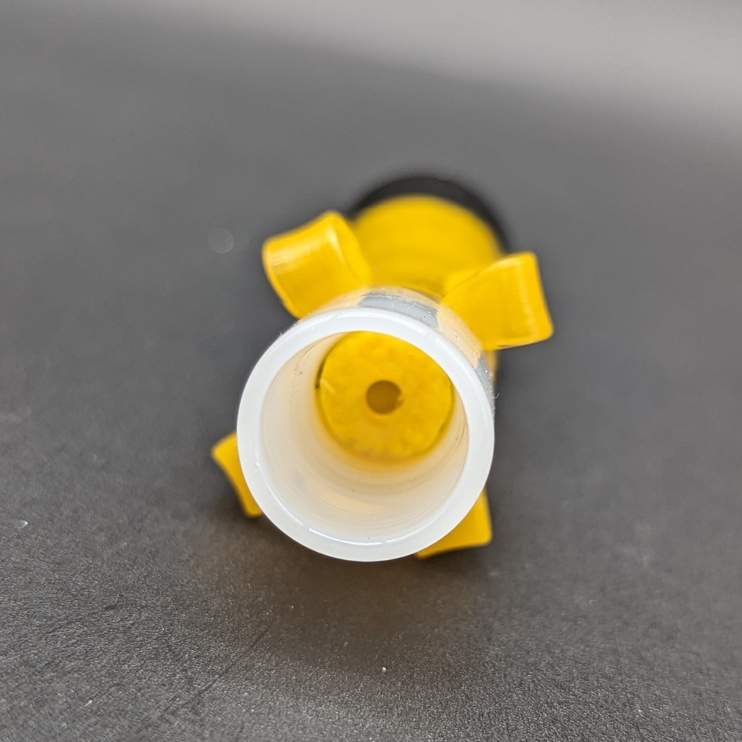 A - peeling Banana Glass Chillum | 3.25" - Meech Madness Smoke Shop