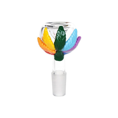 Pride Leaf Glass Herb Slide - 14mm M 5ct