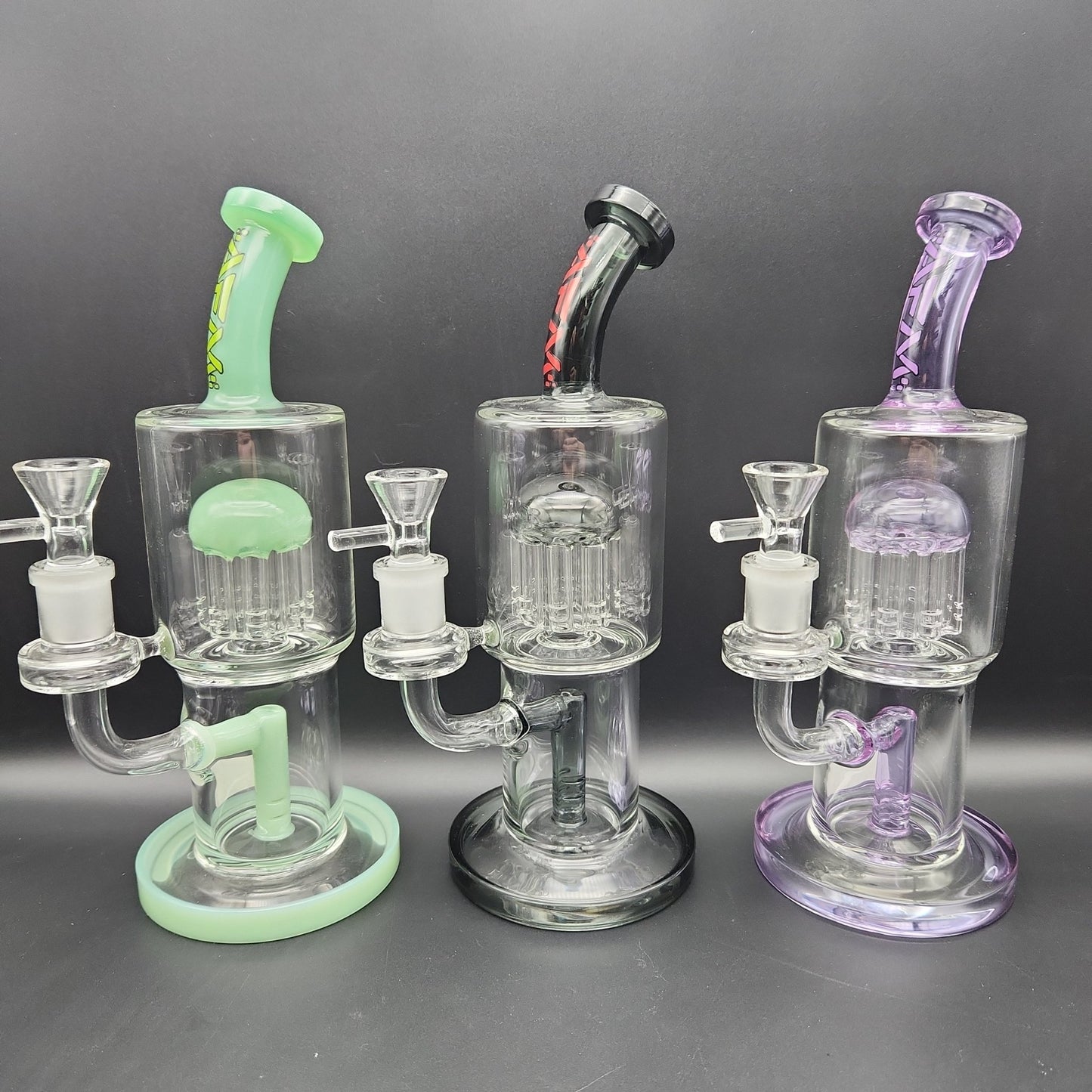 AFM 10" Diffused Stem + Tree Water Pipe - Meech Madness Smoke Shop