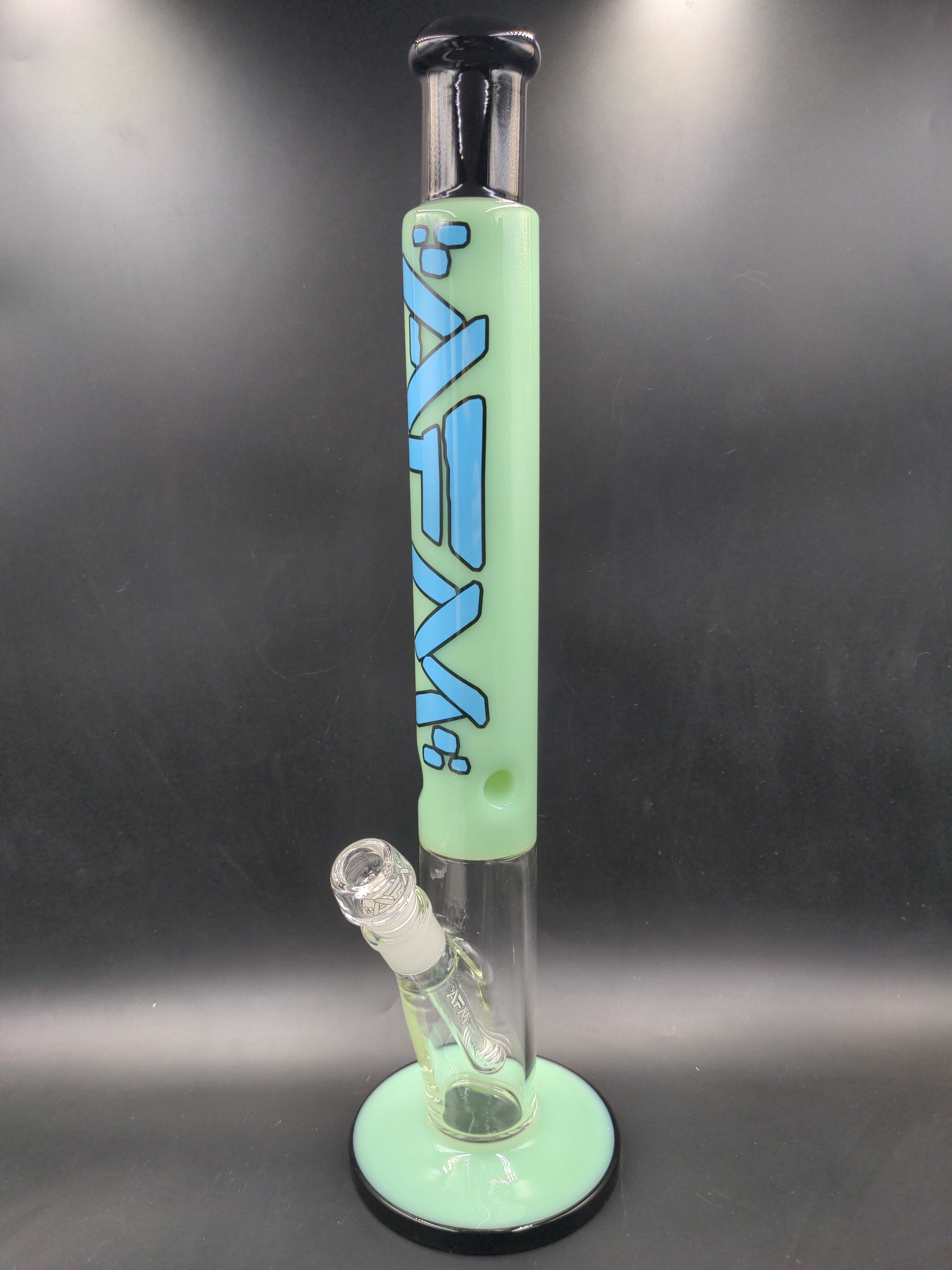 AFM Double Color Straight Tube Bongs 18"-Avernic Smoke Shop