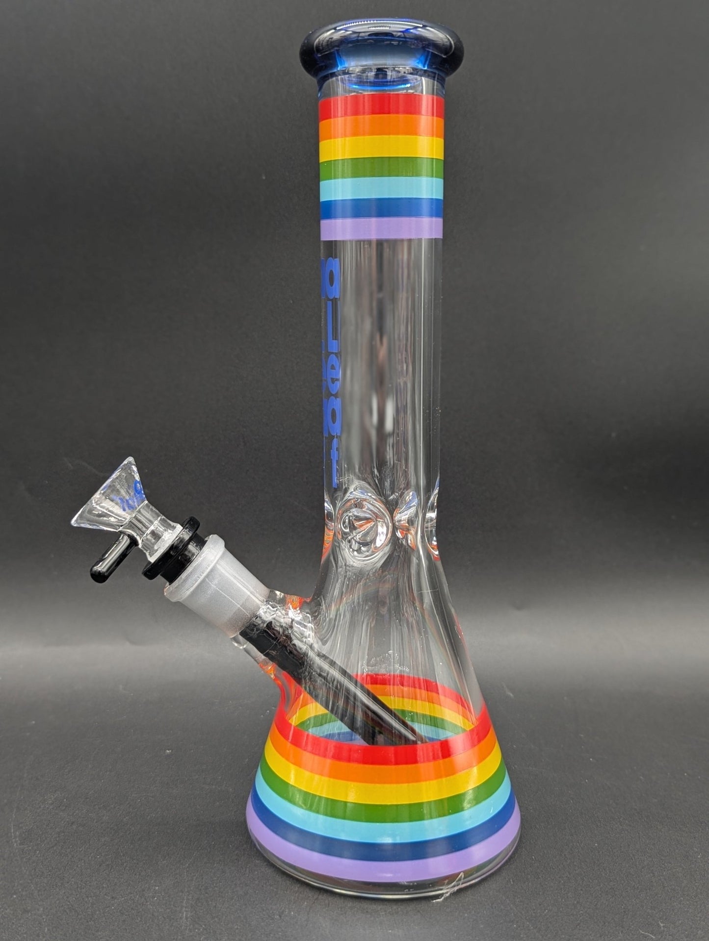 aLeaf Pride Glass Beaker Water Pipe | 10" - Meech Madness Smoke Shop