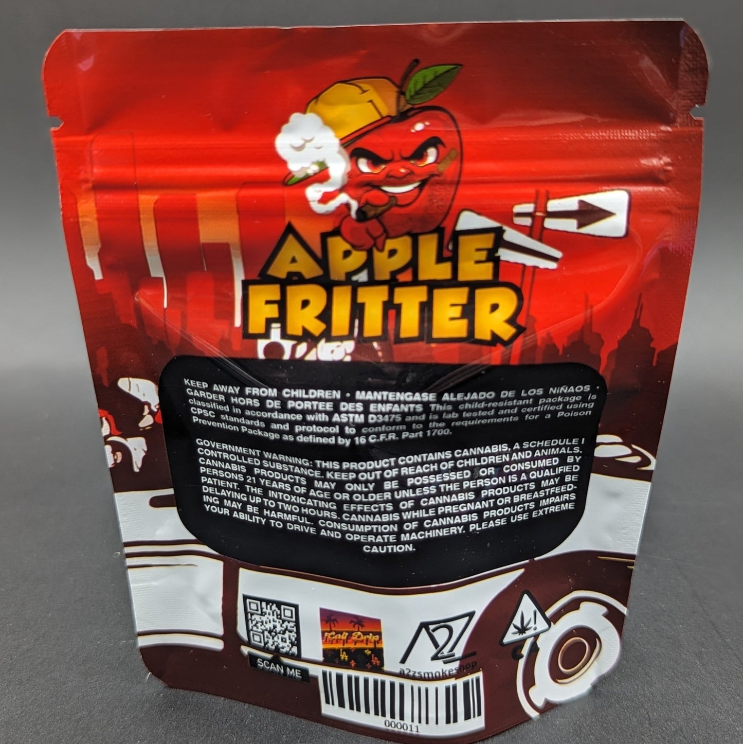 Apple Fritter 3.5g Mylar Bags - Meech Madness Smoke Shop