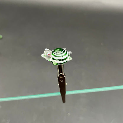 Assorted Glass Joint Roach Clip | 3" - Meech Madness Smoke Shop