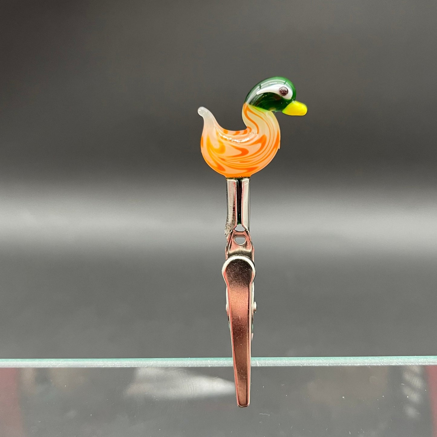 Assorted Glass Joint Roach Clip | 3" - Meech Madness Smoke Shop