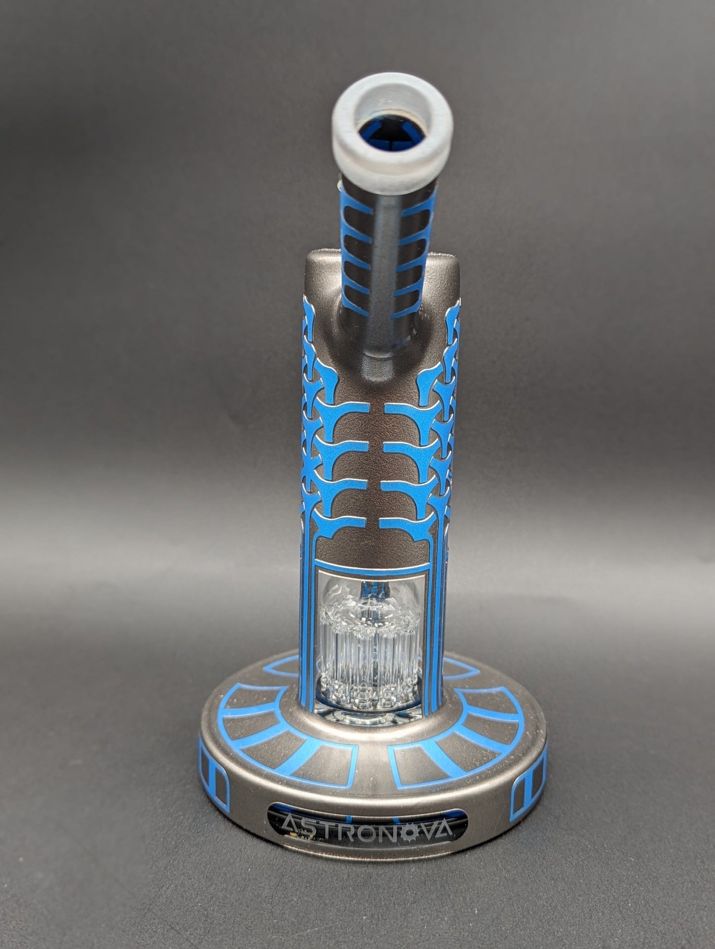 Asteroid Glass - Ionic Armor 9″ Water Pipe - Meech Madness Smoke Shop