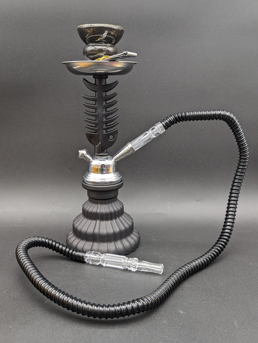 Badshah Blaze Fish Bone Hookah | 12" | 1 - Hose - Meech Madness Smoke Shop