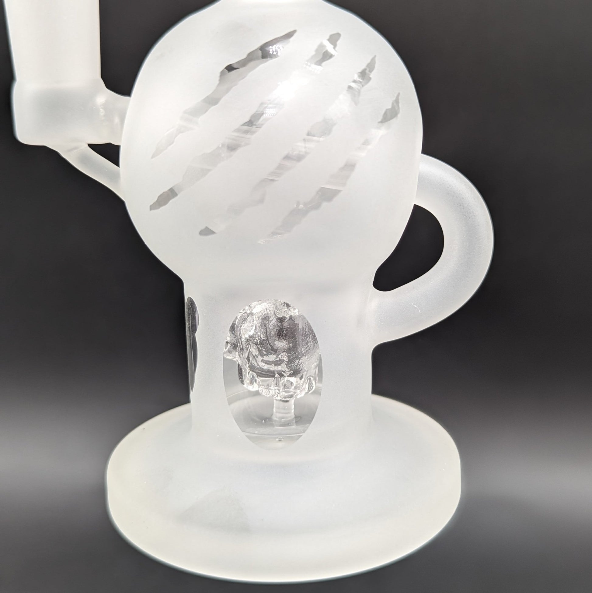 Bear Quartz Sandblasted Sphere Dab Rig Set - Meech Madness Smoke Shop