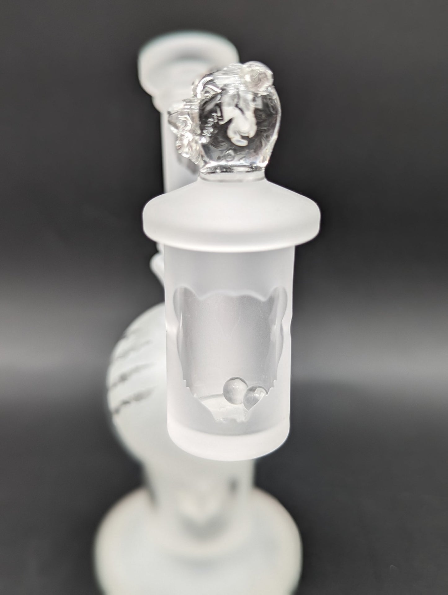 Bear Quartz Sandblasted Sphere Dab Rig Set - Meech Madness Smoke Shop