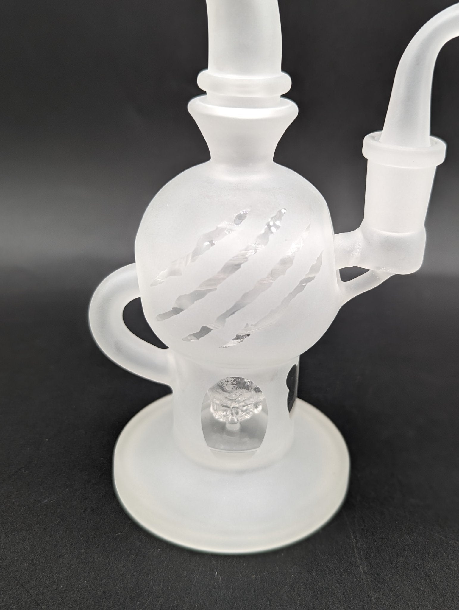Bear Quartz Sandblasted Sphere Dab Rig Set - Meech Madness Smoke Shop