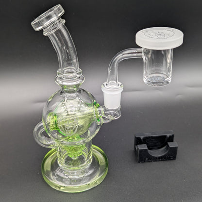 Bear Quartz Sphere Dab Rig Set