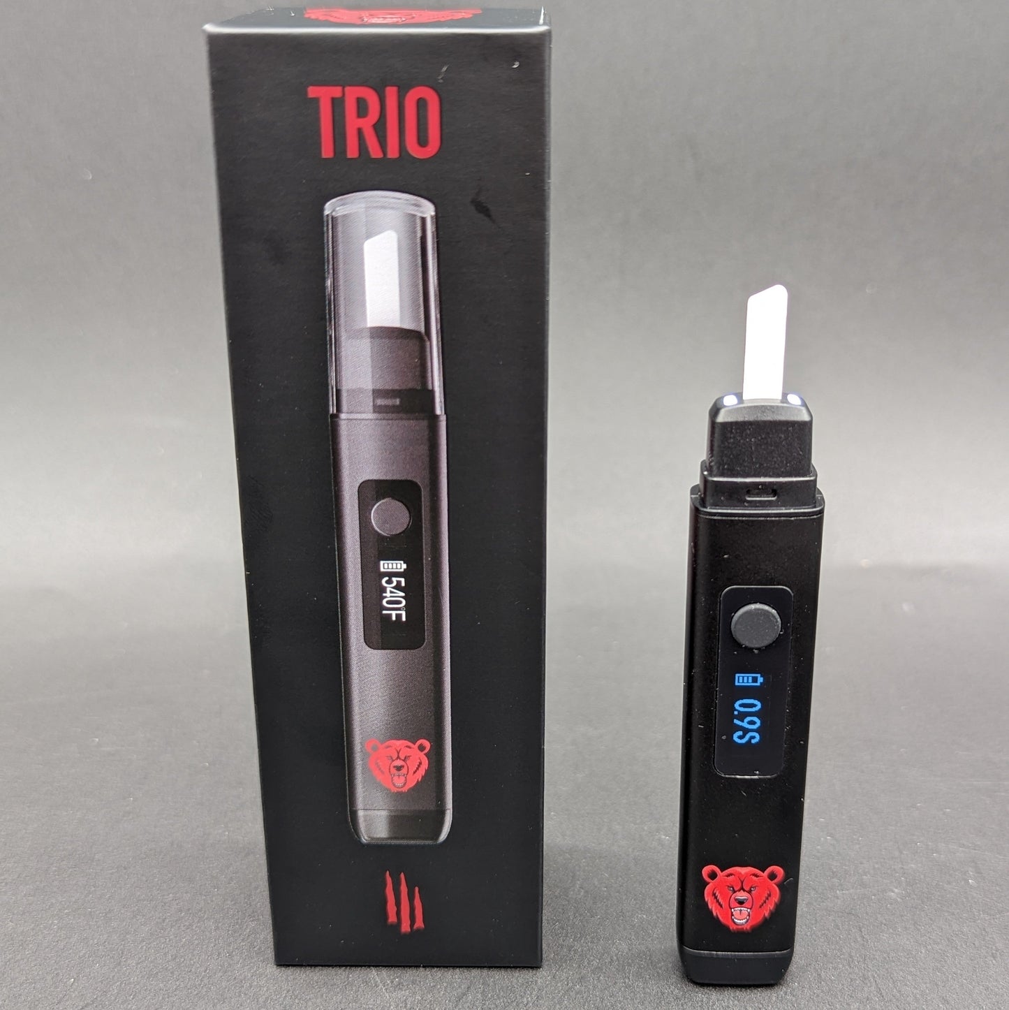 Bear Quartz Trio - Hot Knife + Temp Reader-Meech Madness Smoke Shop