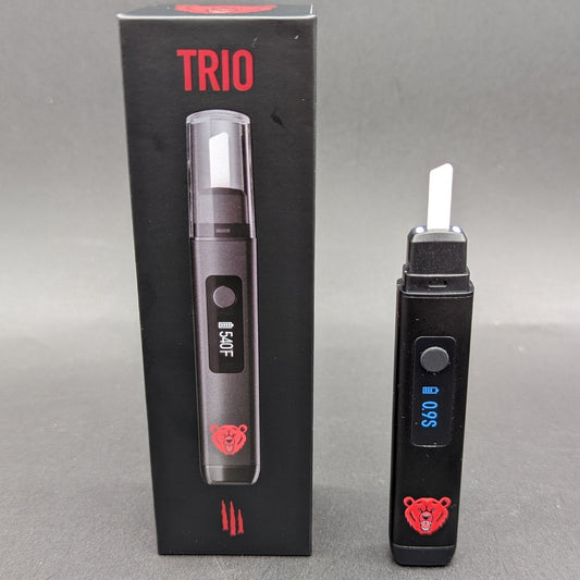 Bear Quartz Trio - Hot Knife + Temp Reader - Meech Madness Smoke Shop