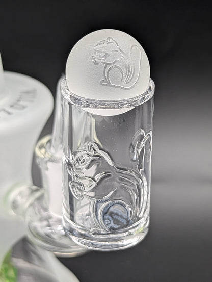 Bear Quartz Wildlife ARC Sandblasted Dab Rig Set-Avernic Smoke Shop