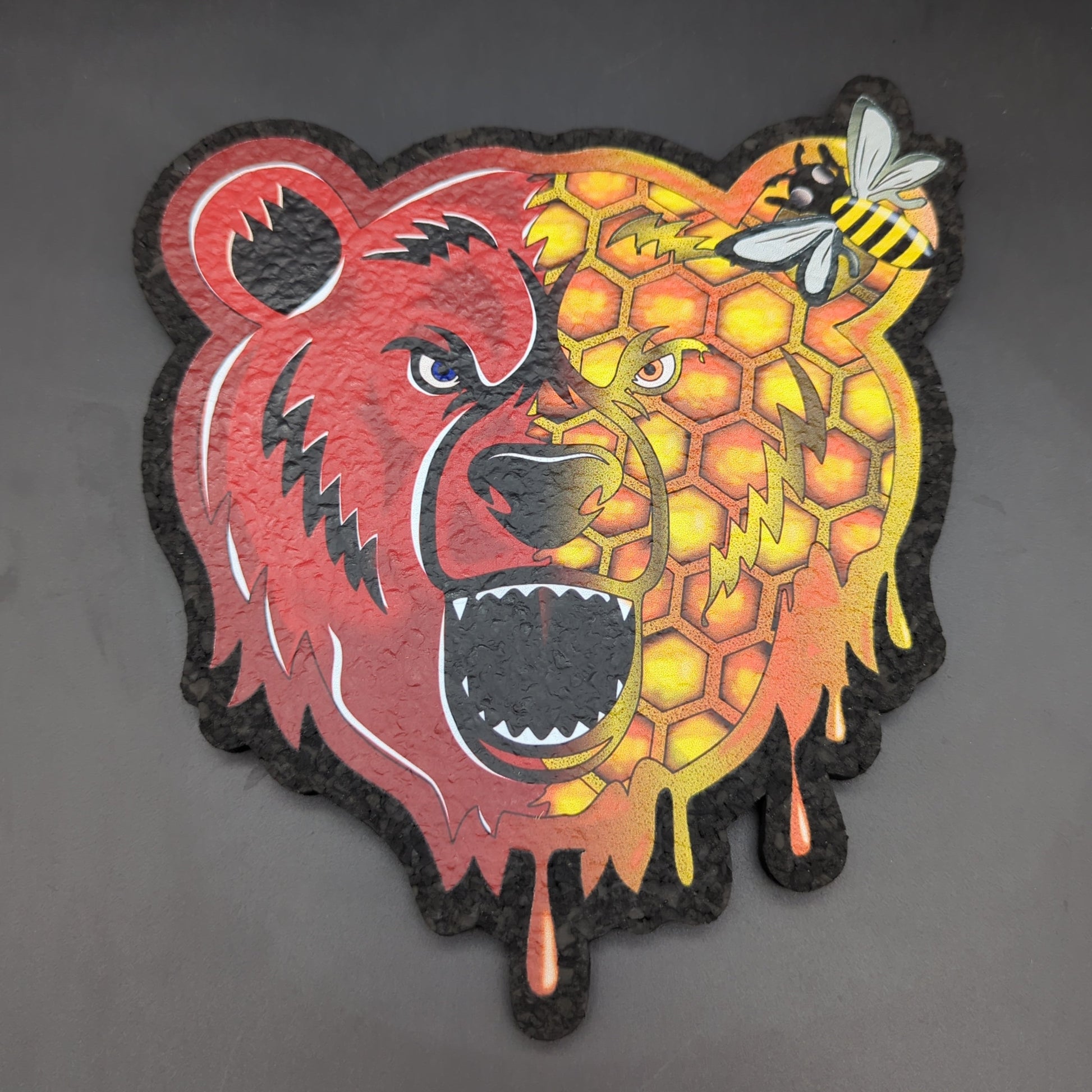 Bear Quartz x Moodmats Dab Mat | B-HIVE | 8"-Avernic Smoke Shop
