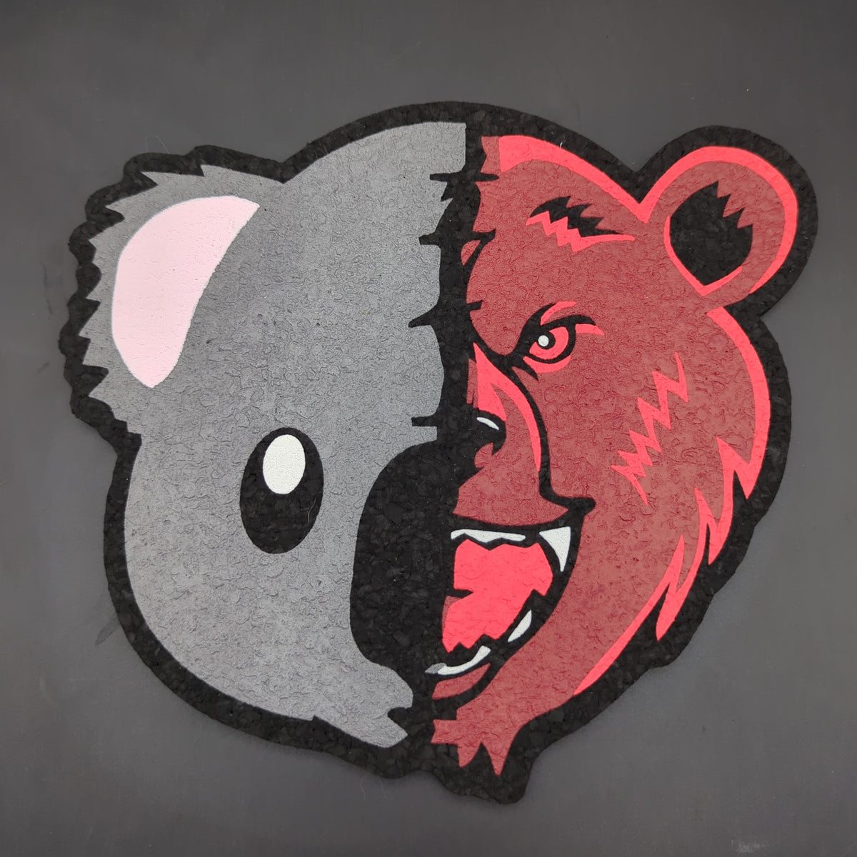 Bear Quartz x  Moodmats Dab Mat | BQ x Koala Puffs | 8"-Avernic Smoke Shop