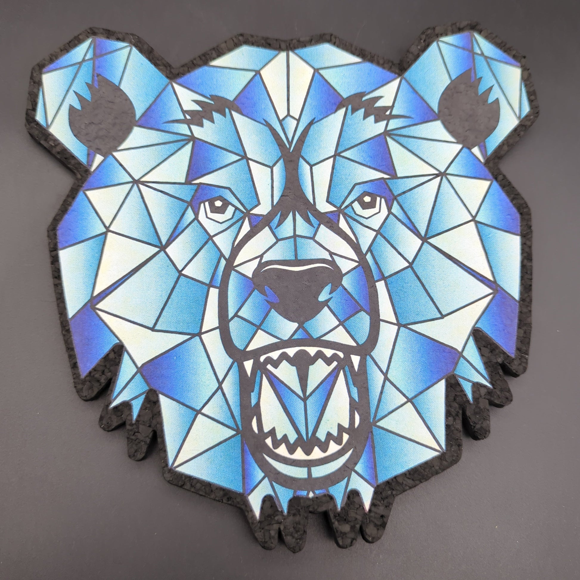 Bear Quartz x Moodmats Dab Mat | Iced Bear | 8"-Avernic Smoke Shop