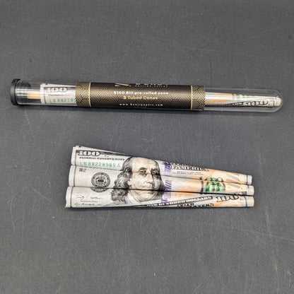 Benji $100 Bill King Size Cones - 3 pack-Avernic Smoke Shop