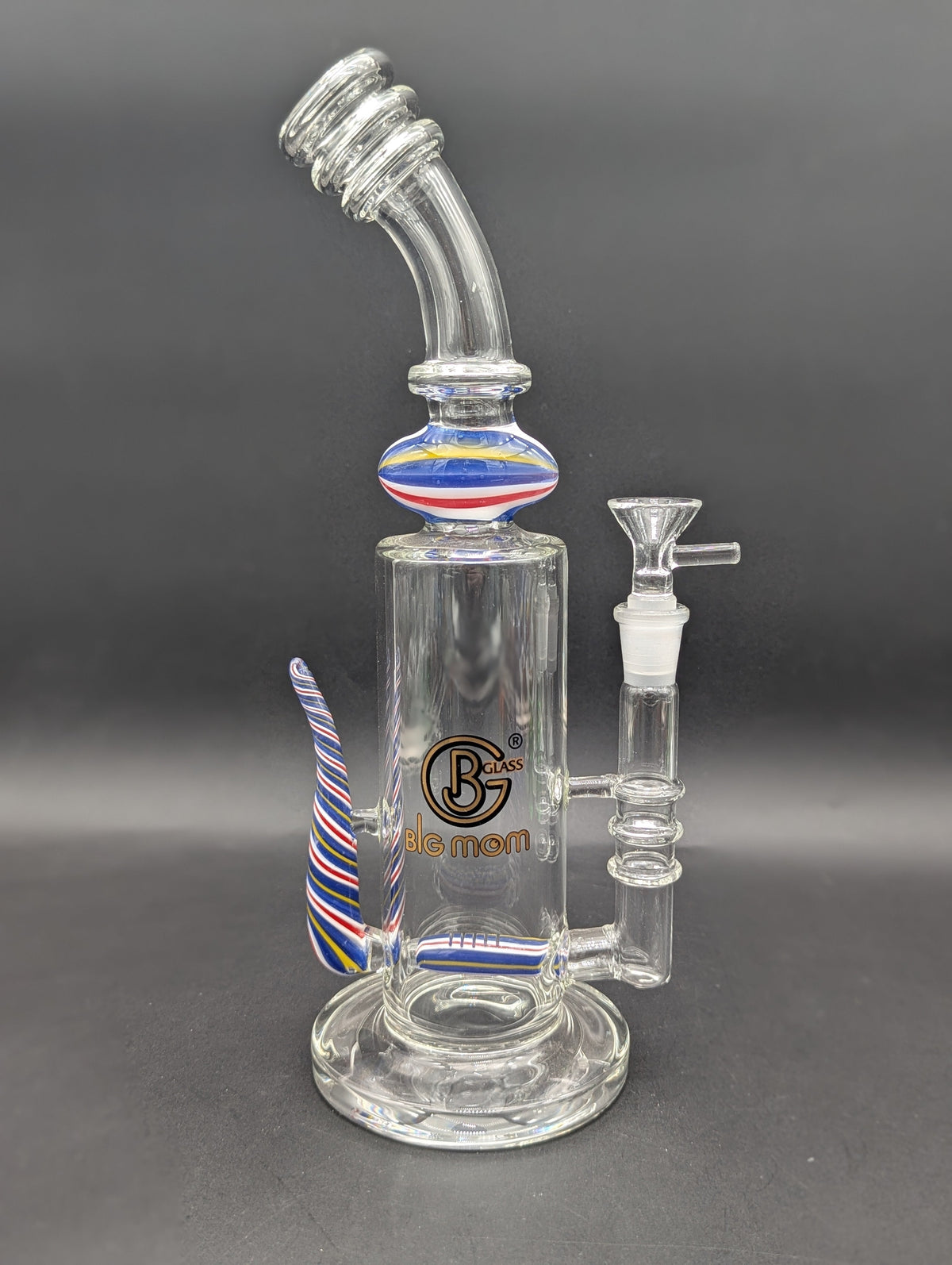 Big Mom Glass 12" Horn Inline Bong-Avernic Smoke Shop