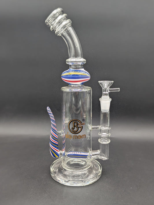 Big Mom Glass 12" Horn Inline Bong-Avernic Smoke Shop