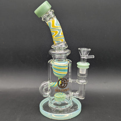 Big Mom Glass 8" Klein Recycler Bong