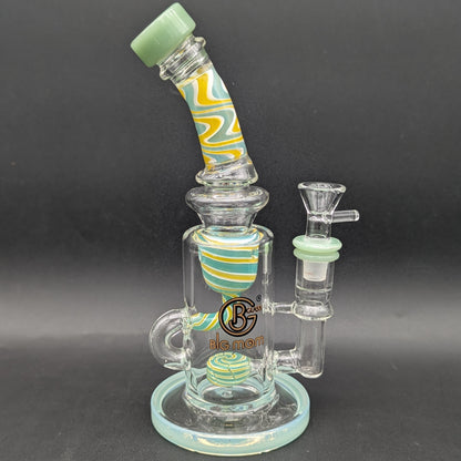 Big Mom Glass 8" Klein Recycler Bong-Avernic Smoke Shop
