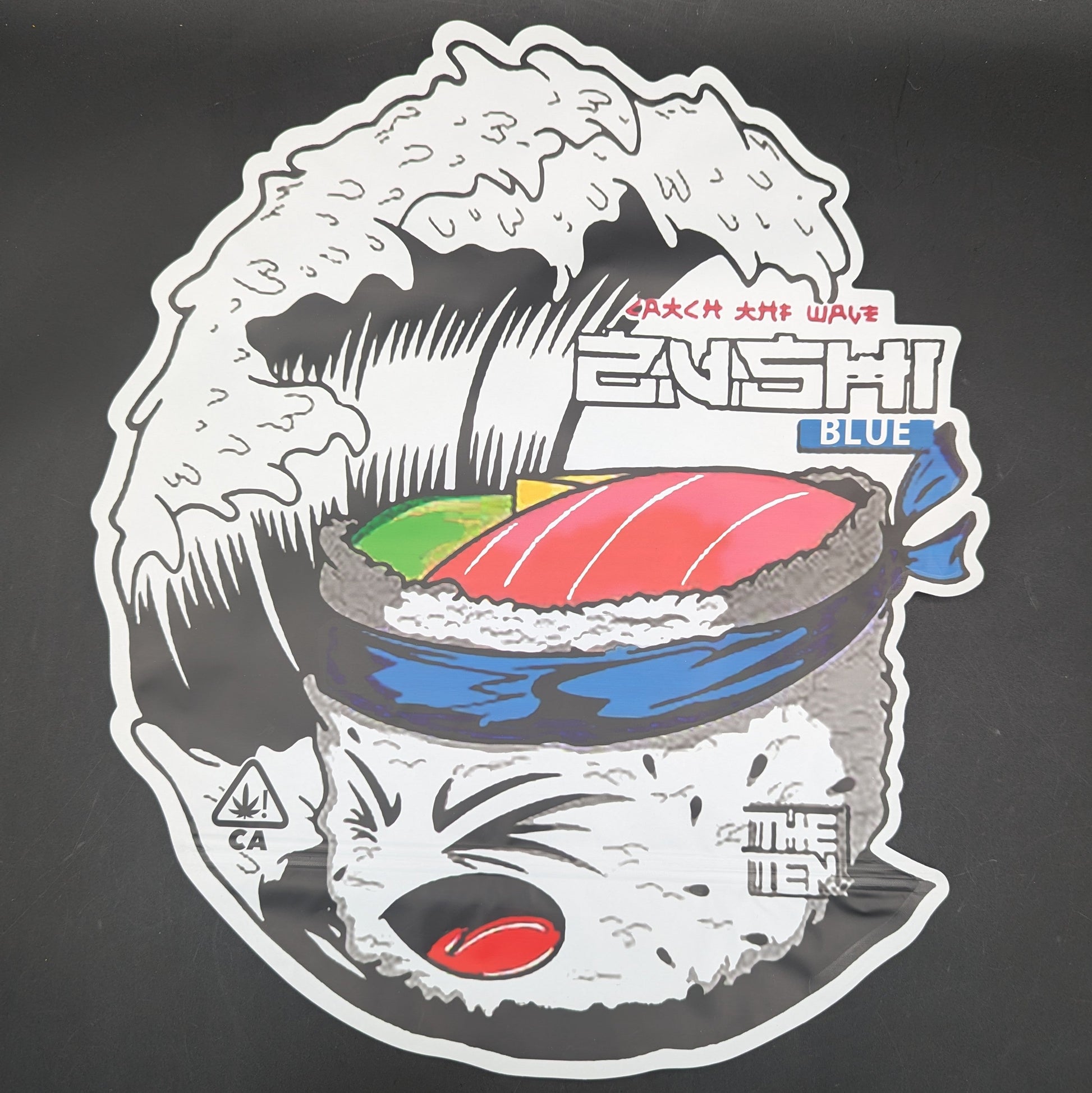 Blue Zushi 1 Pound Mylar Bags-Avernic Smoke Shop