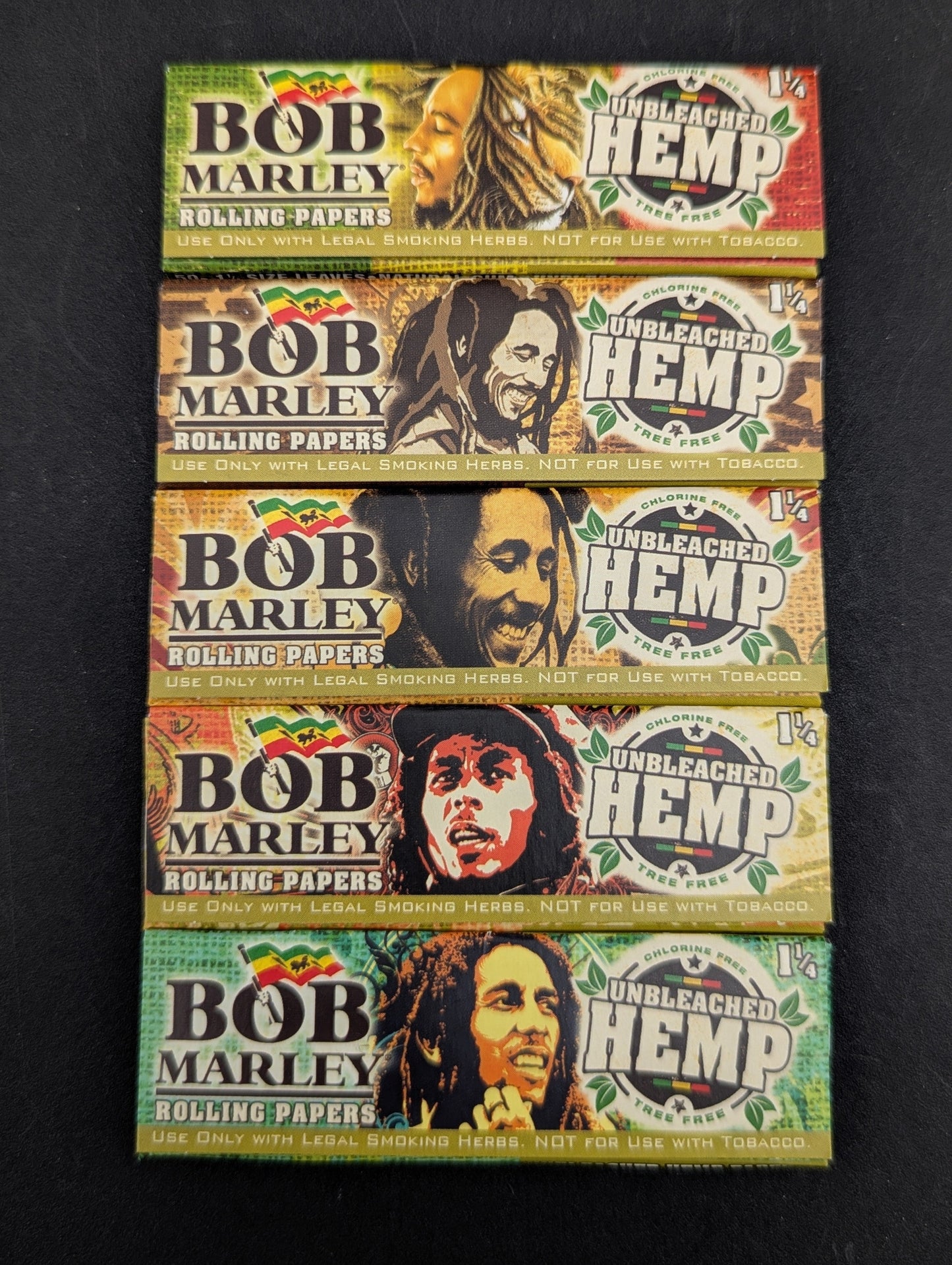 Bob Marley Rolling Papers Organic Hemp - 1 1/4"-Avernic Smoke Shop