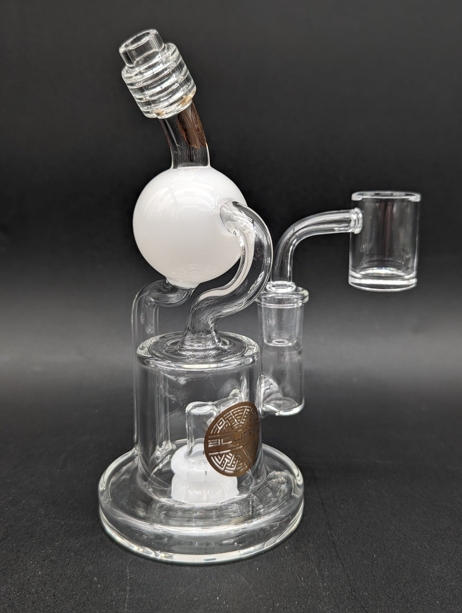 Bougie Glass 6" Orbit Recycler Dab Rig - Meech Madness Smoke Shop