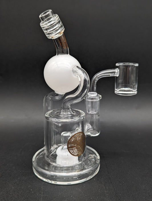 Bougie Glass 6" Orbit Recycler Dab Rig - Meech Madness Smoke Shop