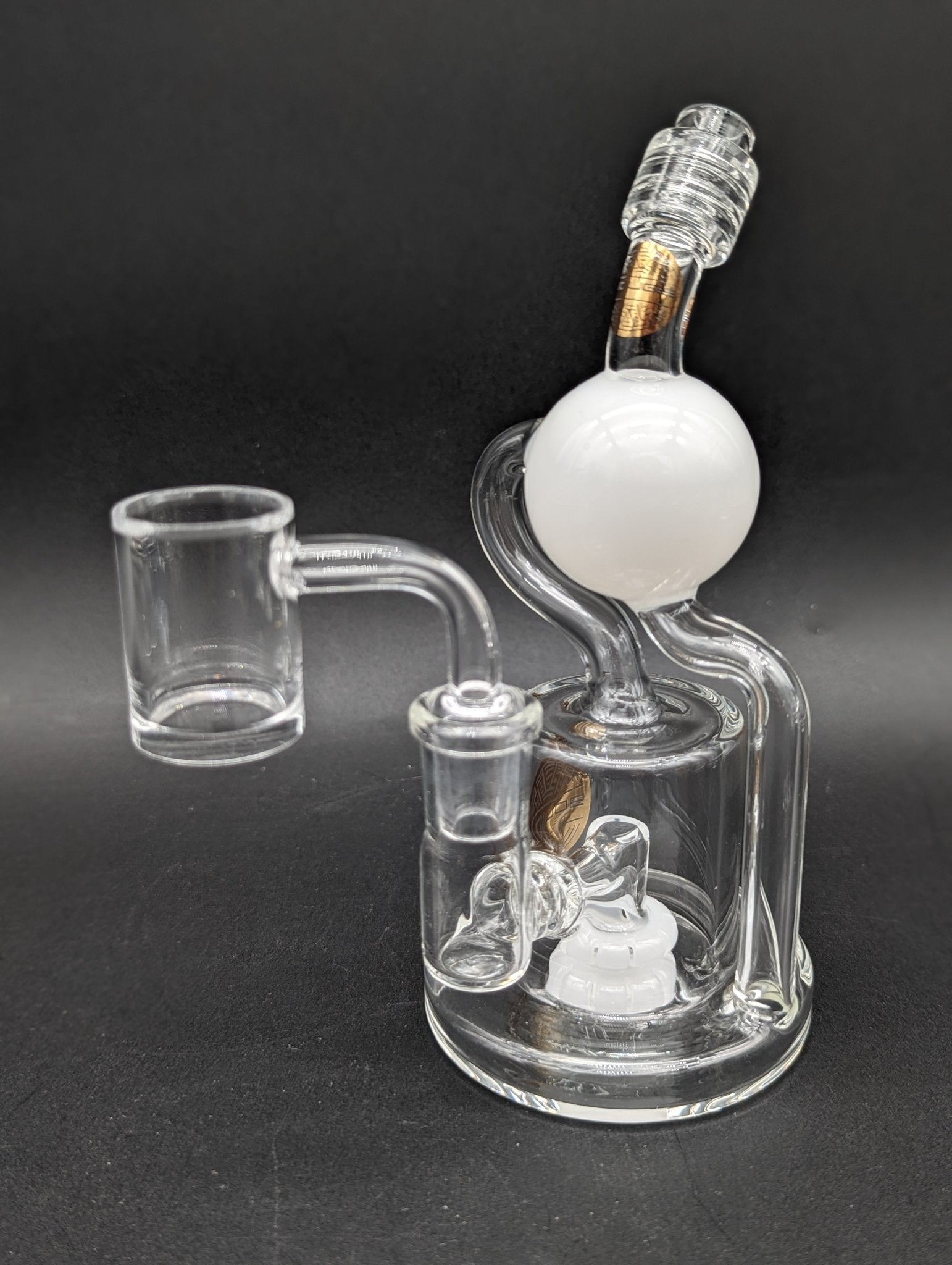 Bougie Glass 6" Orbit Recycler Dab Rig - Meech Madness Smoke Shop