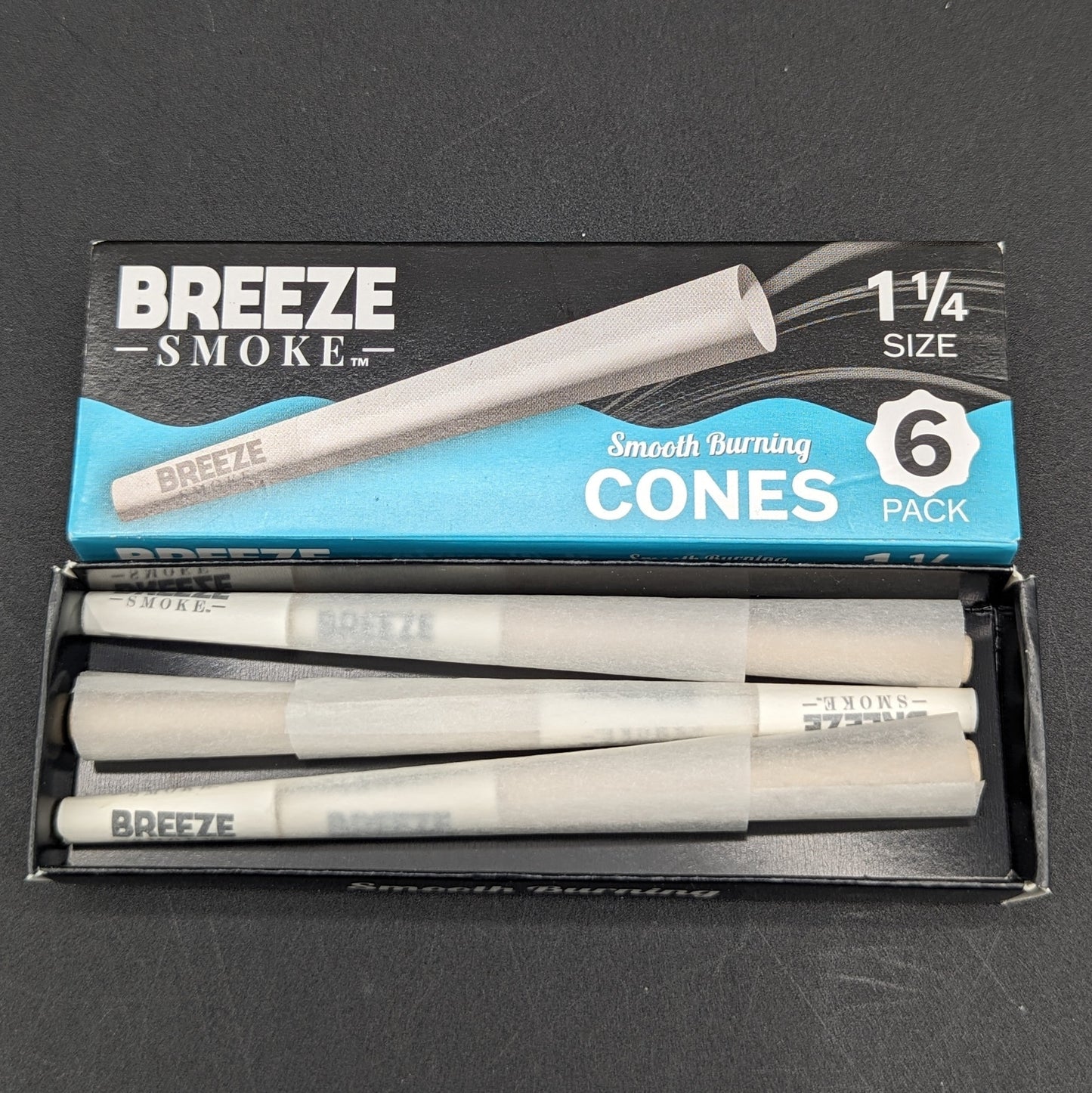 Conos de papel para fumar Breeze Smoke 1 1/14