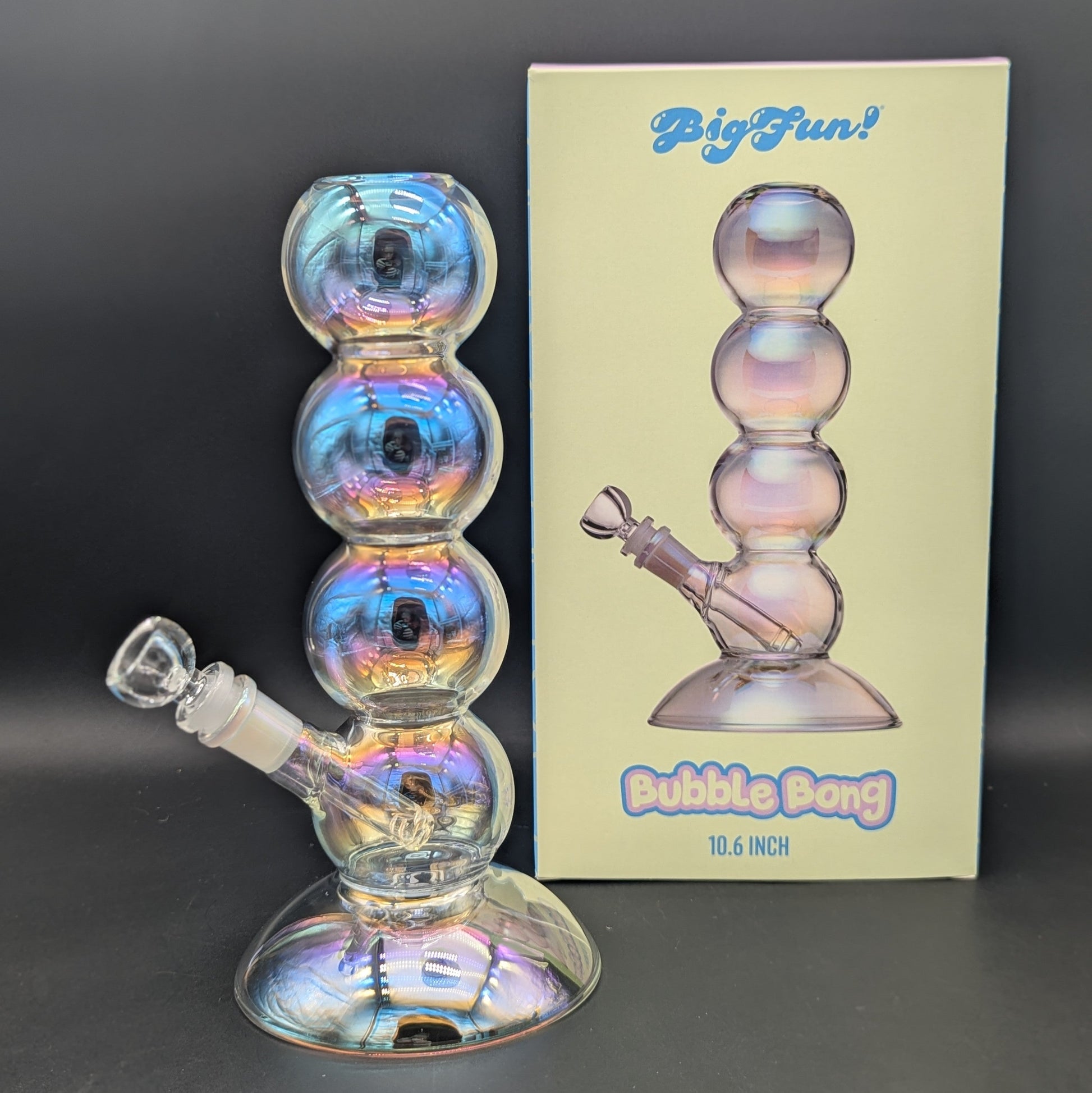 Bubble Bong - 10" Iridescent-Avernic Smoke Shop