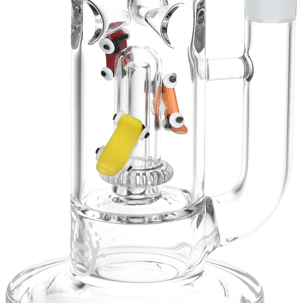 Pulsar Skate or Die Straight Tube Glass Water Pipe - 12.5" / 14mm F