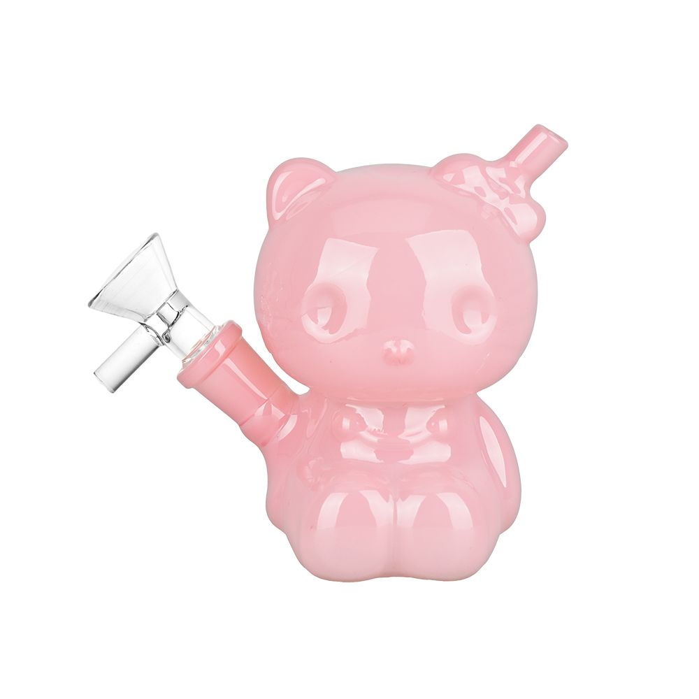 Hello Kitty Glass Water Pipe - 4" / 14mm F