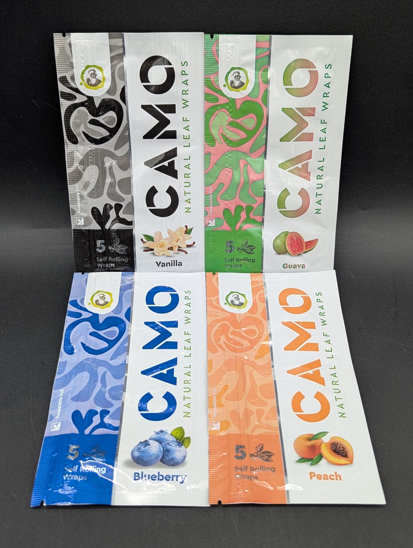 CAMO Leaf Wraps - Meech Madness Smoke Shop