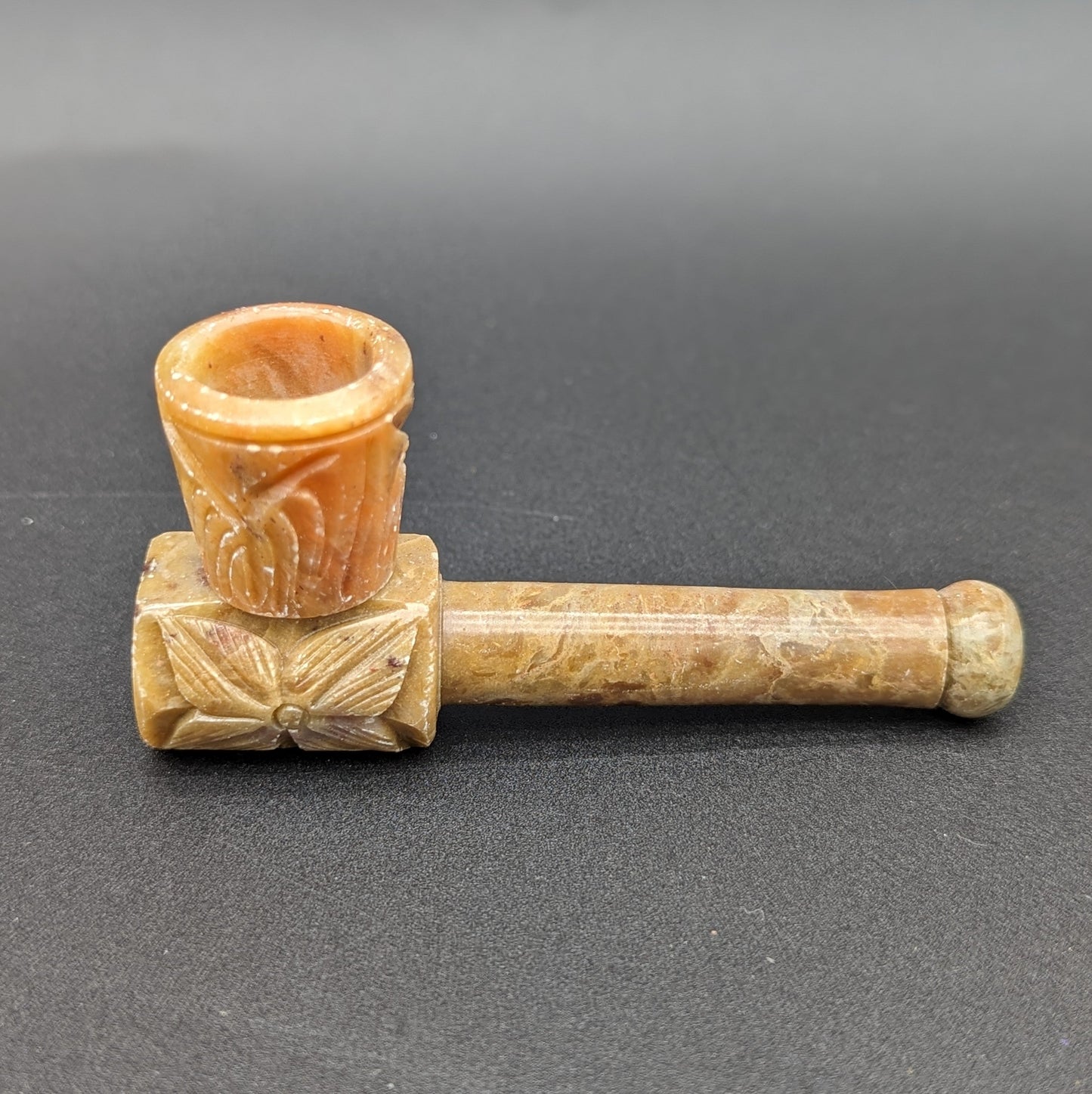 Carved Stone Pipe - 3.5"-Avernic Smoke Shop
