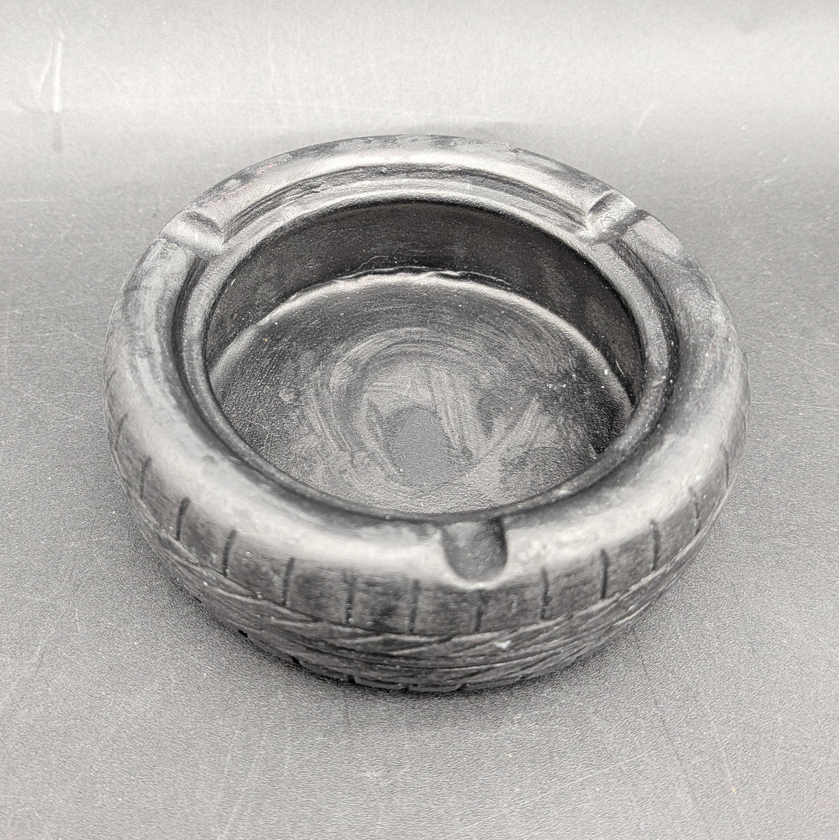 Cement Tire Ashtray 5"