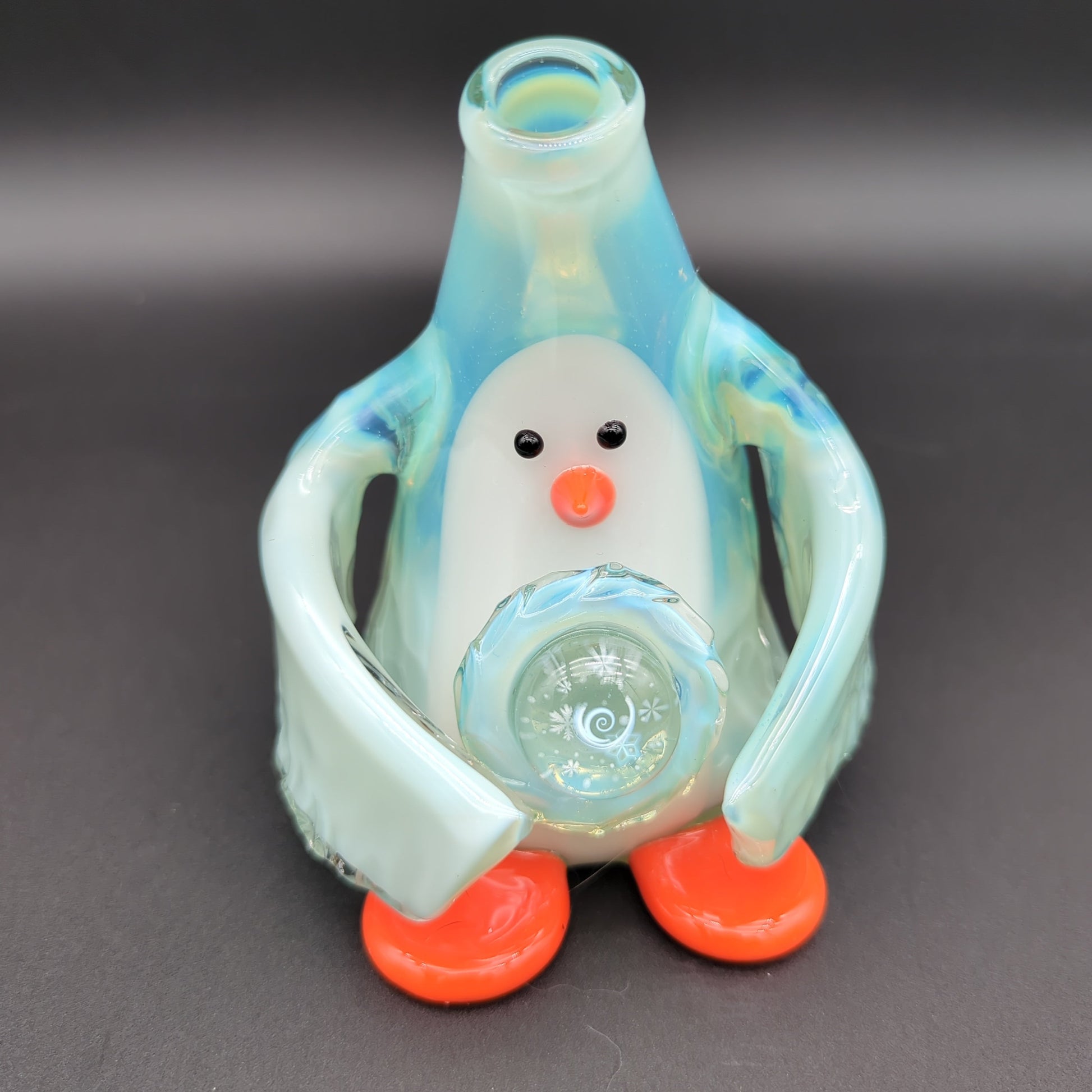 Chaka Glass Faded Ice Cave Penguin Dab Rig - Avernic Smoke Shop